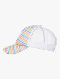 6 Sweet Emotions - Trucker Cap for Girls White ERLHA03170 Roxy