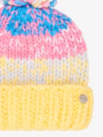 4 Teenie Witcaps - Knitted Beanie for Girls 2-7 Yellow ERLHA03186 Roxy