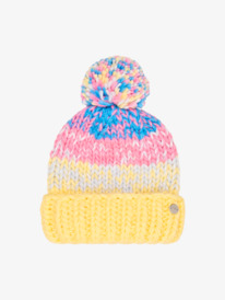 2 Teenie Witcaps - Knitted Beanie for Girls 2-7 Yellow ERLHA03186 Roxy