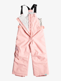 1 Lola - Insulated Snow Bib Pants for Girls 2-7 Pink ERLTP03010 Roxy