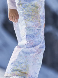 2 Lola - Insulated Snow Bib Pants for Girls 2-7 White ERLTP03010 Roxy