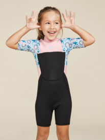 2/2mm Prologue - Short Sleeve Back Zip Springsuit for Girls ERLW503006 6 2/2mm Prologue - Short Sleeve Back Zip Springsuit for Girls  ERLW503006 Roxy
