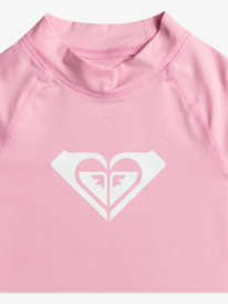 2 Whole Hearted - UPF 50 Rash Vest met Lange Mouw voor Meisjes 2-7 Pink ERLWR03225 Roxy