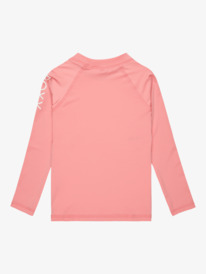 1 Whole Hearted - Langärmliger Rashguard mit UPF 50 für Mädchen 2-7 Rosa ERLWR03225 Roxy