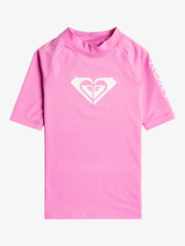 0 Whole Hearted - Camisola protetora de manga curta para Raparigas 2-7 Pink ERLWR03230 Roxy