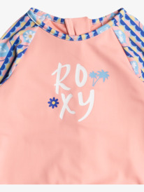 8 Tiles - Maillot une pièce à manches longues pour Filles 2-7 ans Violet ERLWR03309 Roxy