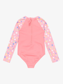 6 Roxy Dot - Licra entera de manga larga para Niñas (2 - 7 años) Rosa ERLWR03326 Roxy