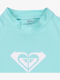 2 Whole Hearted - Kurzarm-Rashguard f&uuml;r M&auml;dchen 2-7 Blau ERLWR03363 Roxy