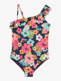 1 Morning Flower - Maillot de bain une pi&egrave;ce pour Fille 2-7 ans Bleu ERLX103129 Roxy