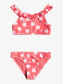 2 Teeny Everglow - Crop Top Bikini Set for Girls 2-7  ERLX203127 Roxy