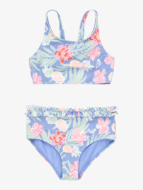 0 Tropical Story - Zweiteiliges Schwimmset für Mädchen 2 - 7 Violett ERLX203221 Roxy