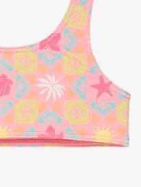 4 Check - Bralette bikiniset voor Meisjes 2-7 Pink ERLX203226 Roxy