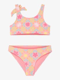 2 Check - Bralette bikiniset voor Meisjes 2-7 Pink ERLX203226 Roxy