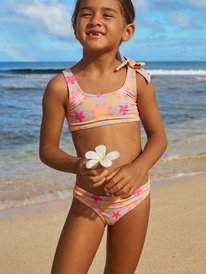 0 Check - Bralette bikiniset voor Meisjes 2-7 Pink ERLX203226 Roxy