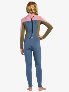roxy, 4/3mm Prologue+  - Back Zip Wetsuit for Girls 8-16, ASH (ash) 4/3mm Prologue+  - Back Zip Wetsuit for Girls 8-16  26RW213508