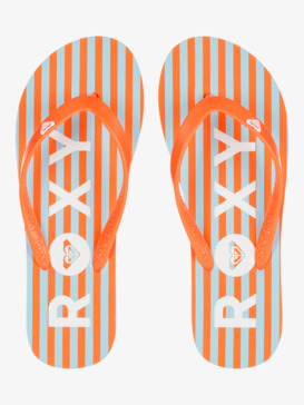 roxy, Tahiti - Sandales pour Femme, CLASSIC ORANGE/FLY BLUE (ofl) Tahiti - Flip-Flops for Women  ARJL100869