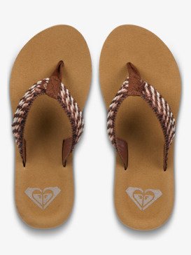 roxy, Porto - Beach Flip-Flops for Women, MOCHA/COFFEE (mcf) Porto - Beach Flip-Flops for Women  ARJL101113