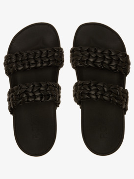 roxy, Slippy - Slide Platform Sandals for Women, BLACK (blk) Slippy - Slide Platform Sandals for Women  ARJL101172