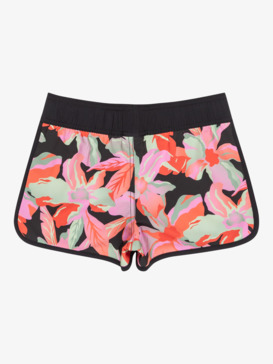 roxy, Good Waves - Boardshort pour Filles 6-16 ans, ANTHRACITE THE MOVES FLORAL (kvj6) Good Waves - Board Shorts for Girls 6 - 16  ERGBS03124