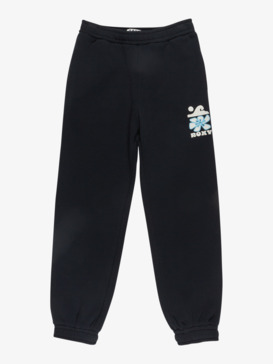 roxy, Surf Feeling Wide Brushed - Pantalon de jogging pour fille 4-16, ANTHRACITE (kvj0) Surf Feeling Wide Brushed - Pull On Jogger Pant for Girls 4-16  ERGFB03337