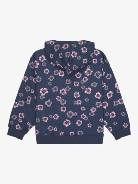 roxy, Twenty Five Miles - Bedruckter Zip-Hoodie für Mädchen 4-16, VINTAGE INDIGO SHES CUTE BIG (byl3) Twenty Five Miles - Printed Zip Hoodie for Girls 4-16  ERGFT04024
