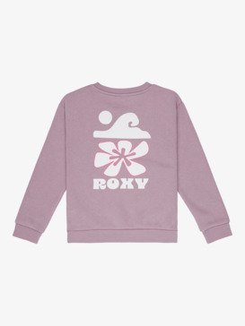 roxy, Surf Feeling Brushed - Sweatshirt for Girls 4-16, NIRVANA (pjq0) Surf Feeling Brushed - Sweatshirt for Girls 4-16  ERGFT04026