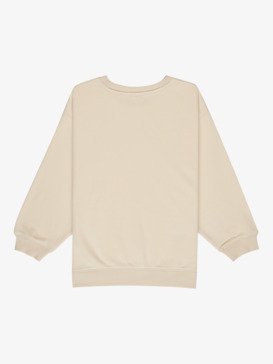 roxy, Morning Hike Brushed - Sweatshirt pour Fille 4-16, PARCHMENT (tec0) Morning Hike Brushed - Sweatshirt for Girls 4-16  ERGFT04027
