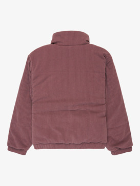 roxy, Smile Right Now - Padded Puffer Corduroy Jacket for Girls 4-16, HUCKLEBERRY (rrf0) Smile Right Now - Padded Puffer Corduroy Jacket for Girls 4-16  ERGJK03139