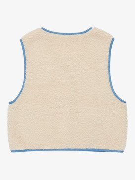 roxy, Simply Lucky - Reversible Waistcoat Sherpa Lined Denim Jacket for Girls 4-16, TAPIOCA (teh0) Simply Lucky - Reversible Waistcoat Sherpa Lined Denim Jacket for Girls 4-16  ERGJK03142