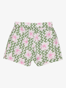 Blue Ocean Floor - Elastic Waist Shorts for Girls 4 - 16  ERGNS03186