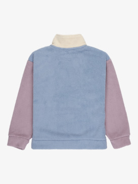 roxy, Lazy Weekend - Half Zip Fleece for Girls 4-16, BLUE BLIZZARD (bkj0) Lazy Weekend - Half Zip Fleece for Girls 4-16  ERGPF03087