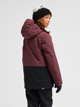 roxy, Dawnrae Parka - Technical Snow Jacket for Girls 8-16, HUCKLEBERRY (rrf0) Dawnrae Parka - Technical Snow Jacket for Girls 8-16  ERGTJ03190