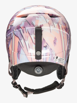 roxy, Slush - Snow Ski Helmet for Girls, CORAL CHIC PAPERCUT (nkn2) Slush - Snow Ski Helmet for Girls  ERGTL03030