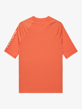 roxy, Wholehearted - Short Sleeve Rash Vest for Girls 6-16, EMBERGLOW (nkn0) Wholehearted - Short Sleeve Rash Vest for Girls 6-16  ERGWR03283