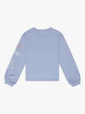 roxy, Orchidregular Go - Camisola de manga comprida para raparigas 4-16, BLUE BLIZZARD (bkj0) Orchidregular Go - Long Sleeve T-Shirt for Girls 4-16  ERGZT04141