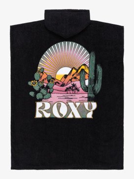 roxy, Infinite Lagoon - Poncho Handtuch für Frauen, ANTHRACITE (kvj0) Infinite Lagoon - Poncho Towel for Women  ERJAA04358
