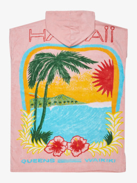 roxy, Atlas - Toalla Poncho para Mujer, PINK CARNATION (mgz0) Atlas - Poncho Towel for Women  ERJAA04377