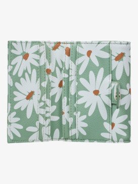 roxy, Sideral Love Printed - Carteira em imitação de pele para Mulher, LAUREL GREEN DREAM BIG FLORAL (geq6) Sideral Love Printed - Faux Leather Wallet for Women  ERJAA04442