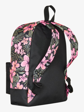 roxy, Sugar Baby Bottle - Medium Rugzak voor Dames, ANTHRACITE FEARLESS FLORAL (kvj8) Sugar Baby Bottle - Medium Backpack for Women  ERJBP04897