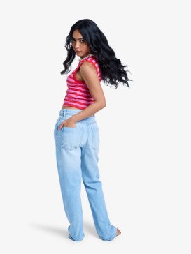 roxy, London Aqua Mirage - Capri-jeans voor Dames, LIGHT BLUE (bfg0) London Aqua Mirage - Cropped Jeans for Women  ERJDP03334