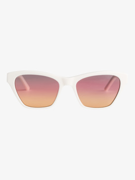 roxy, Ribeira - Sunglasses for Women, SHINY WHITE/BROWN GRADIENT (xwcw) Ribeira - Sunglasses for Women  ERJEY03144