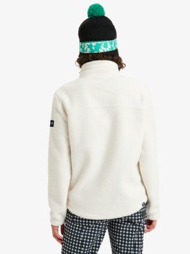 roxy, Alabama Full Zip Solid - Technische middenlaag voor Dames, WHISPER WHITE (wcf0) Alabama Full Zip Solid - Technical Mid Layer for Women  ERJFT04969