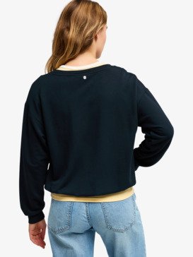 roxy, Surfing By Moonlight - Sweater voor Dames, ANTHRACITE (kvj0) Surfing By Moonlight - Sweatshirt for Women  ERJFT05008