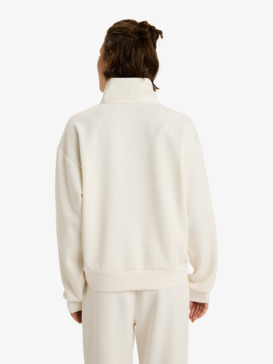 roxy, Rise & Vibe Sweet - Sweat de sport pour Femme, WHISPER WHITE (wcf0) Rise & Vibe Sweet - Sweatshirt for Women  ERJFT05012