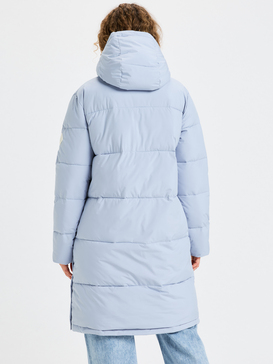 roxy, Test Of Time - Lang donsjack met capuchon voor Dames, BLUE BLIZZARD (bkj0) Test Of Time - Long Hooded Puffa Jacket for Women  ERJJK03513