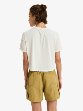 roxy, Boundless Spirit 2 - T-shirt technique pour Femme, WHISPER WHITE (wcf0) Boundless Spirit 2 - Technical T-Shirt for Women  ERJKT04330