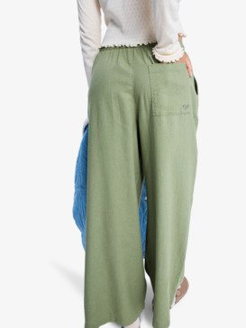 roxy, Lekeitio Break Mid - Lichte Broek voor Dames, OIL GREEN (gld0) Lekeitio Break Mid - Easy Wear Lightweight Trousers for Women  ERJNP03545