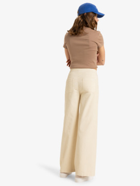 roxy, Winter Around - Corduroy broek voor Dames, PARCHMENT (tec0) Winter Around - Corduroy Pants for Women  ERJNP03634