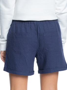 Another Kiss - Linen Shorts for Women  ERJNS03310