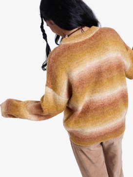 roxy, Love Again - Pull à col rond pour Femme, OCHRE (yhv0) Love Again - Crew Neck Jumper for Women  ERJSW03672